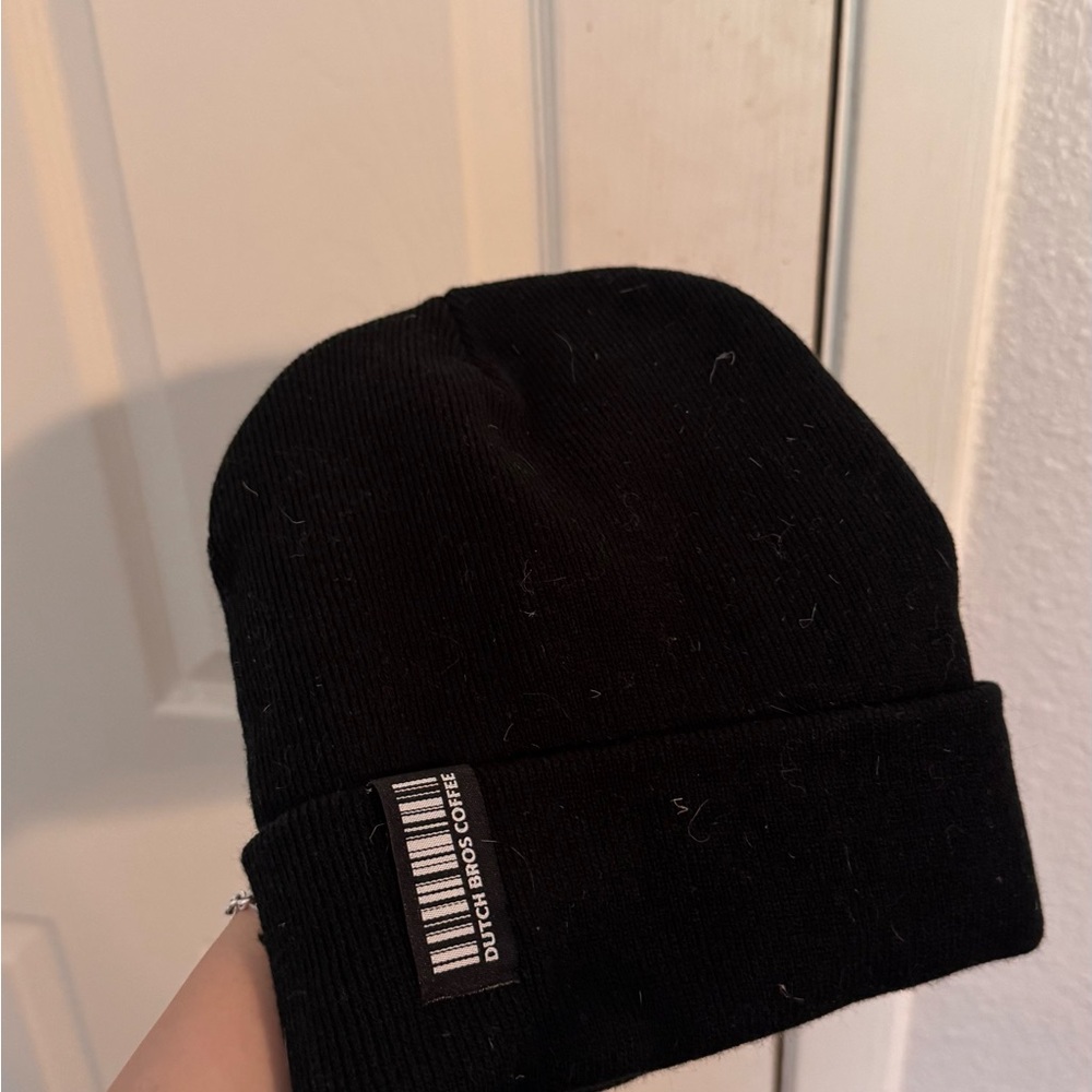 Dutch Bros Black Knit Hat